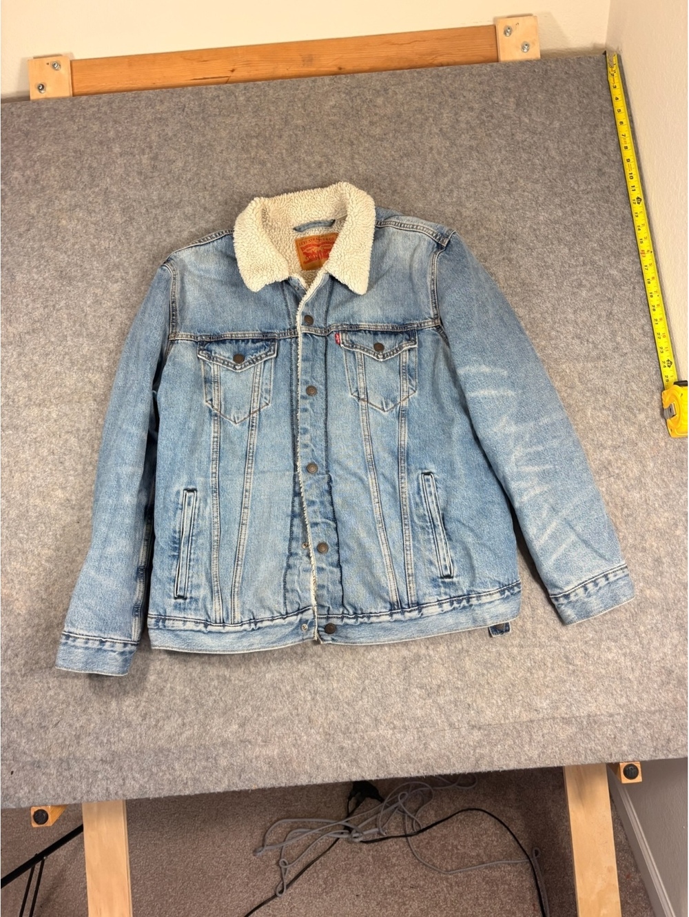 Levi's sherpa-lined denim jacket Mens Size 2XL